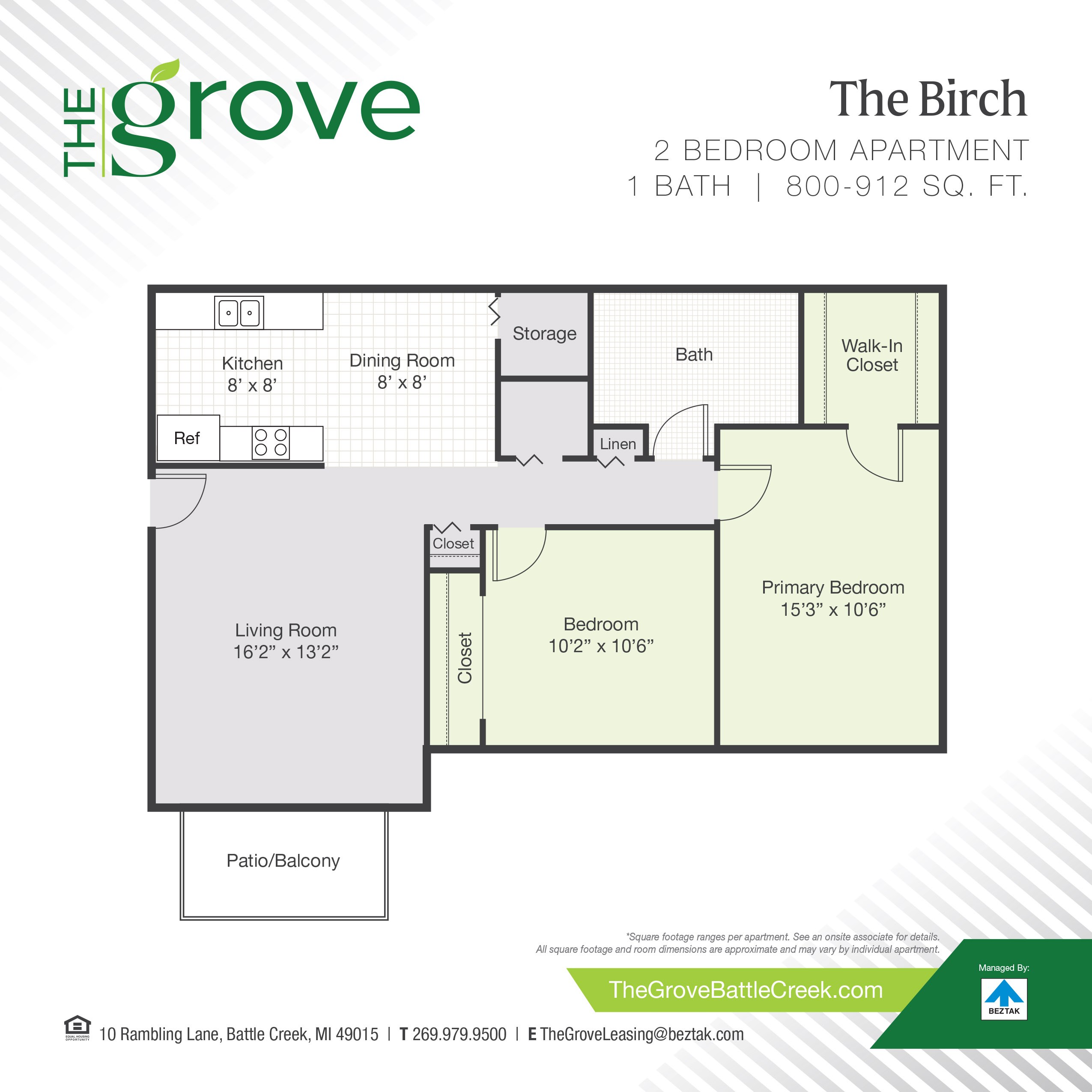 The Birch floor plan